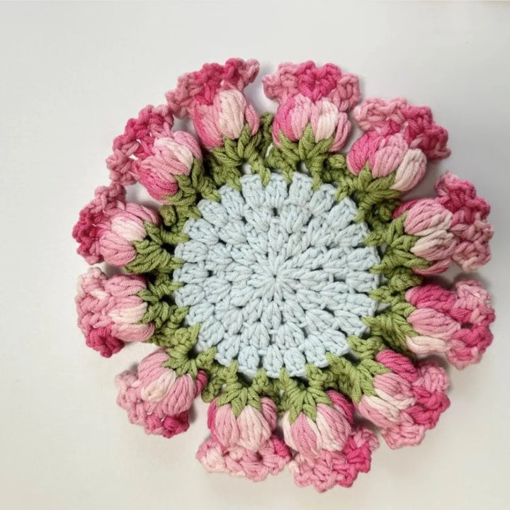 Handcrafted ConvertiStornfielde Yarn Rose Bouquet | Stornfield