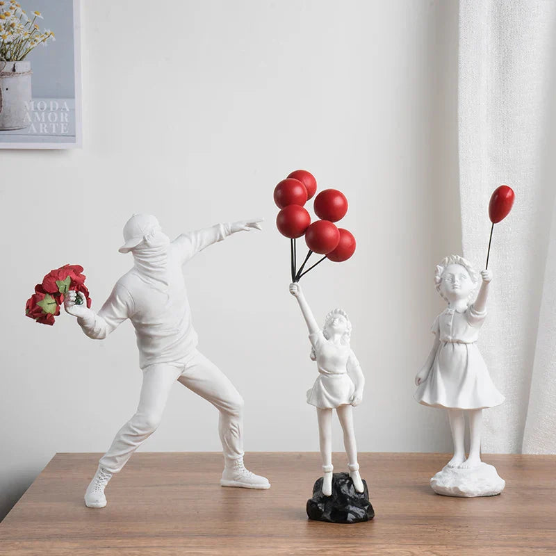 Stornfield | Collection of sculptures inspired by Banksy
