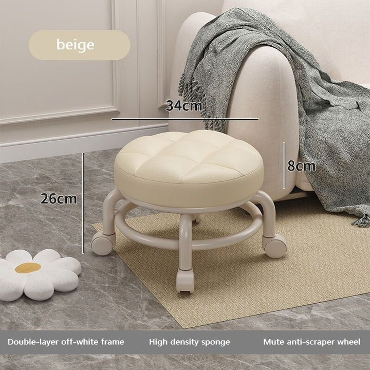 RollEase Mini Rolling Elegant Low Stool | Stornfield