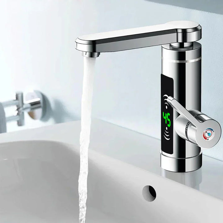 Stornfield | ThermoFlow 3000W Instant Heating Kitchen Tap with 360° Rotating Spout – Stainless Steel & Energy Efficient