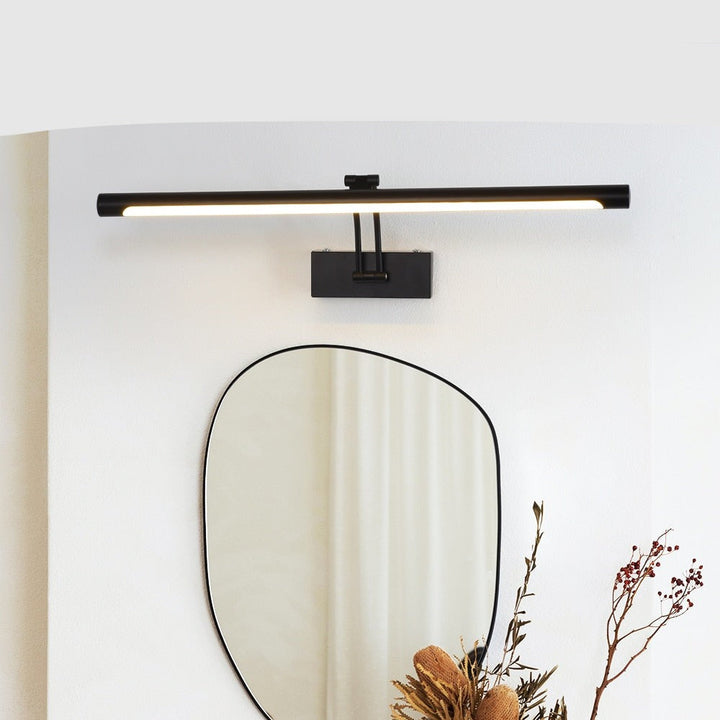 Stornfield | LED Wall Sconce 80-100cm - Modern Black/Silver Wall Lamp for Bathroom, Indoor Mounted Picture Light