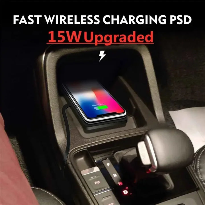 Stornfield | Voltigo Wireless Charging Pad | 15W Fast Charger | Non-Slip & Ultra-Slim | Compatible with iPhone & Samsung