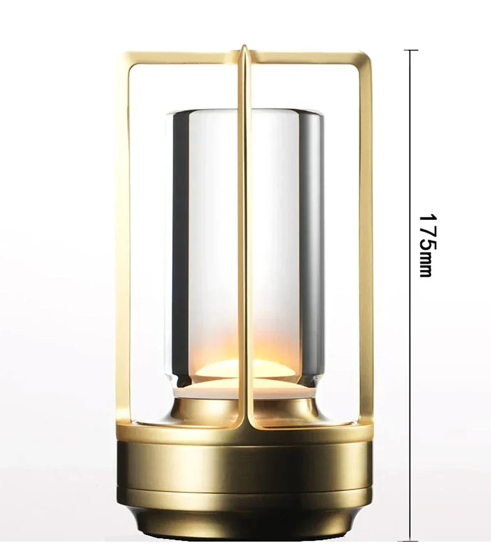 Stornfield | LuxuryGlow Cordless Rechargeable Table Lamp - Stylish Cordless Lamp for Any Ambiance