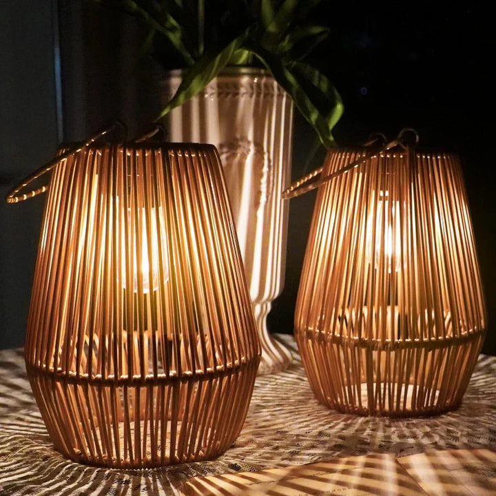 Stornfield | Solar Outdoor Hand-Woven Garden Lights | Waterproof Landscape Light for Villa & Patio Decoration - Alpho