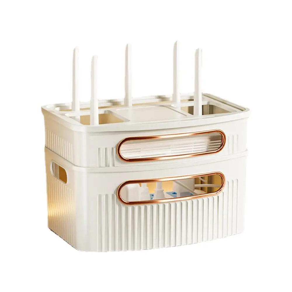 Dustproof Decorative Router Storage Box Organizer | Stonrfield