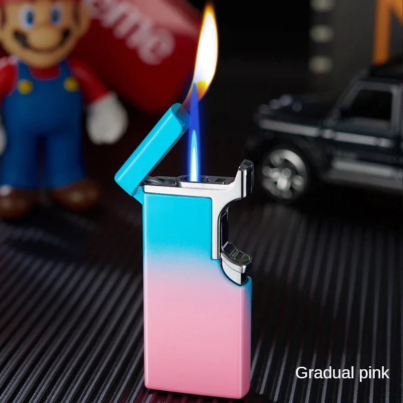 Metal Double Fire Jet Butane Lighter | Stornfield