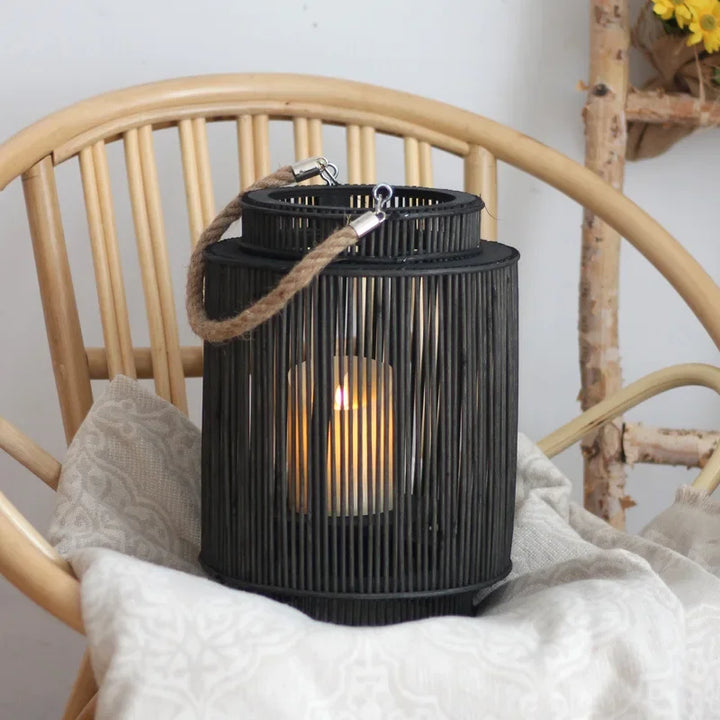 Imitation Bamboo LED Candle Lantern Stornfield