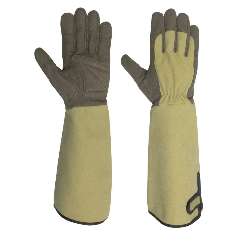 Stornfield | GardenGuard Thorn Gloves | Breathable & Durable Microfiber Leather | For Female Gardeners