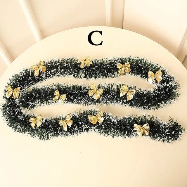 Christmas garland – Snow-flocked decor for indoor and outdoor decoration | Stornfield
