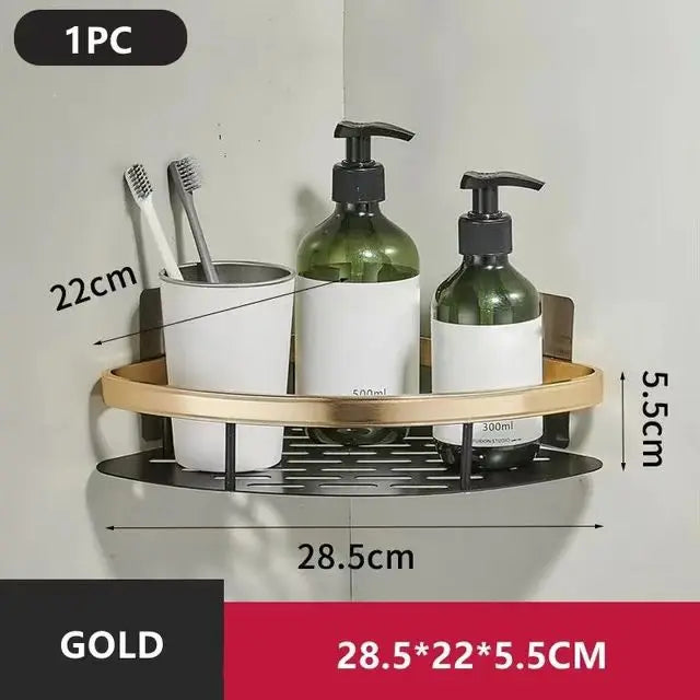 Shower shelf without drilling aluminum | Stornfield