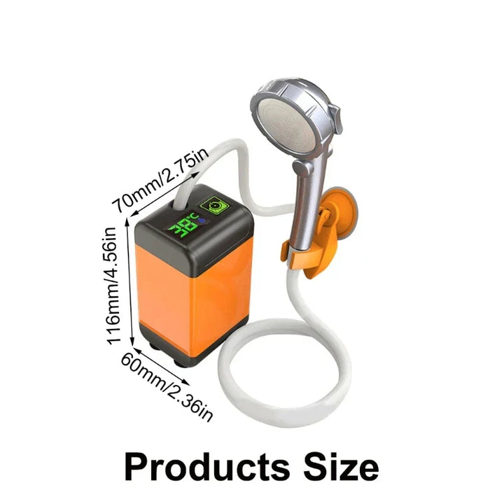 Go Travel Portable Rechargeable USB Outdoor Shower Pump | Stornfield