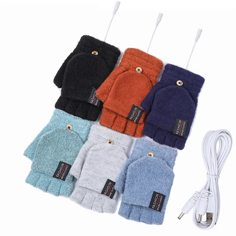 USB Rechargeable Warm Wave Heated Gloves | Stornfield
