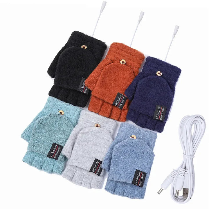 USB Rechargeable Warm Wave Heated Gloves | Stornfield