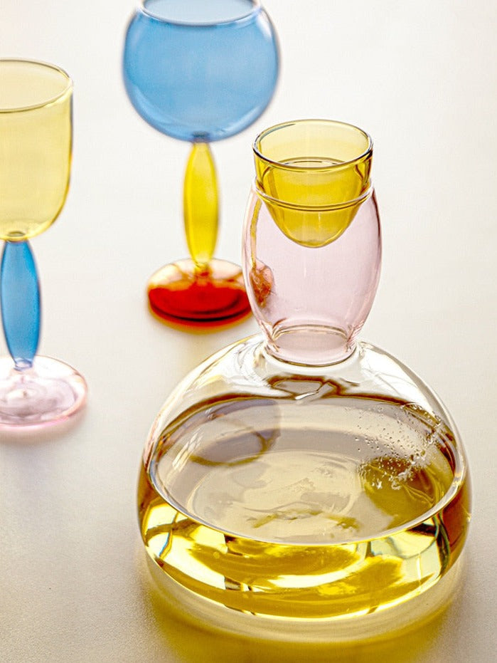 Stornfield | 3-Color Borosilicate Glass - Wine Glass