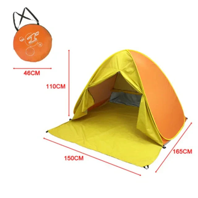 Automatic Pop-Up Ultralight Full Shade Beach Tent | Stornfield