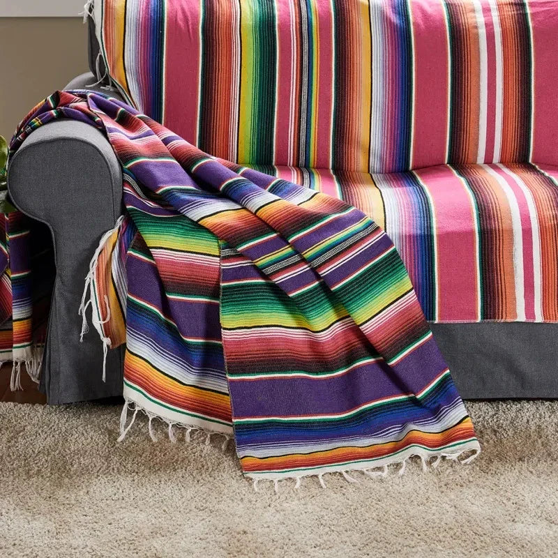 Stornfield | Colorful Serape Mexican Blanket