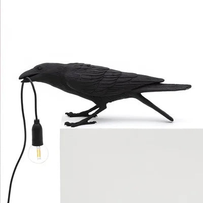 Stornfield | Modern Lucky Bird Table Lamp - Creative Resin Animal Design for Bedroom and Living Room