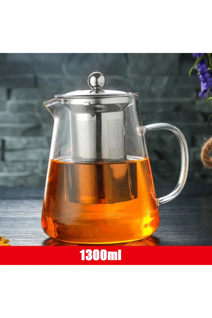 Stornfield | Glass Teapot with Stainless Steel Infuser