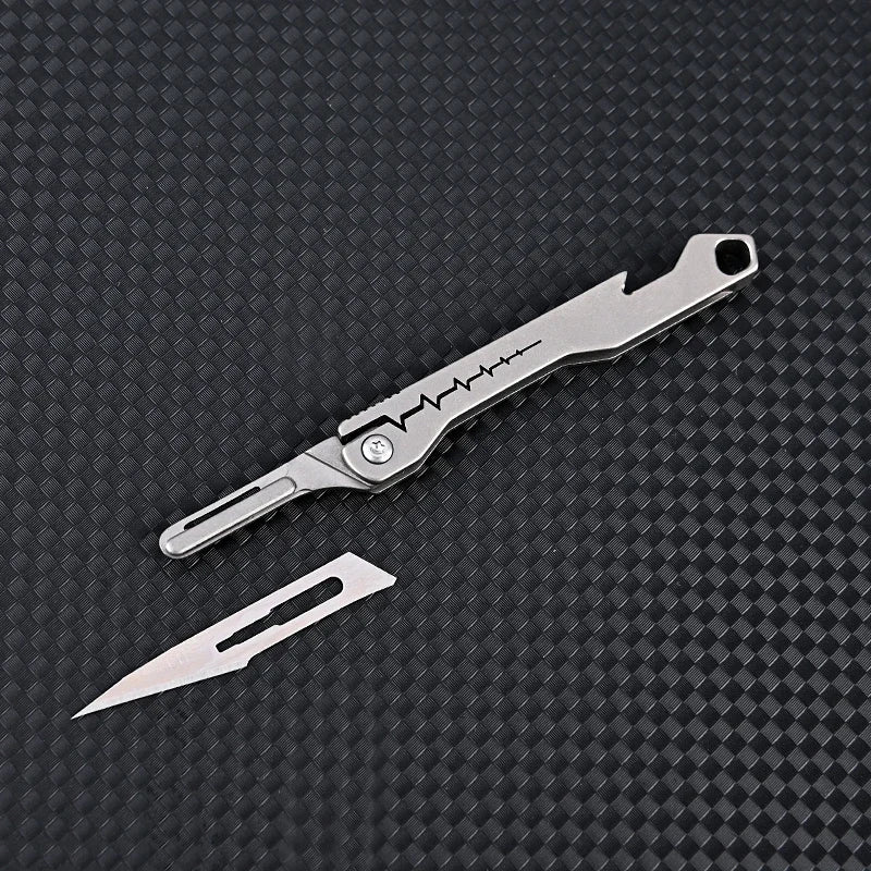 Titanium All-Purpose Foldable Sharp Cutter Knife | Stornfield