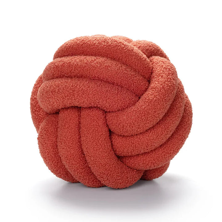 Stornfield | Cushion - Comfortable - Hand-knotted ball - Sheep's wool