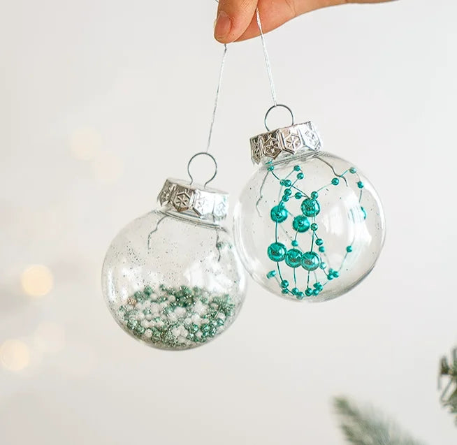 Transparent hollow ball Christmas tree decoration | Stornfield