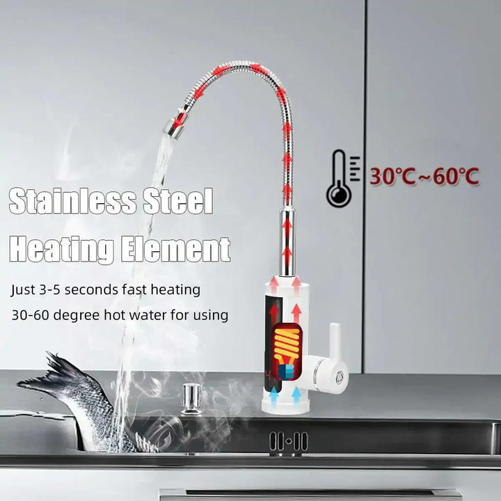 Stornfield | 3000W Electric Kitchen Faucet with Instant Hot Water - FlowHeat