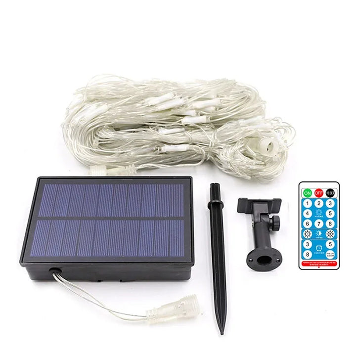 LED light net for outdoor and indoor – Colored Christmas lighting net | Stornfield