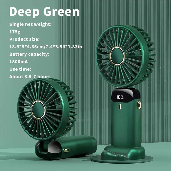 Portable Electric Fan and Mini Air Conditioner – Rechargeable Neck Fans for Home, USB and Handheld | Stornfield
