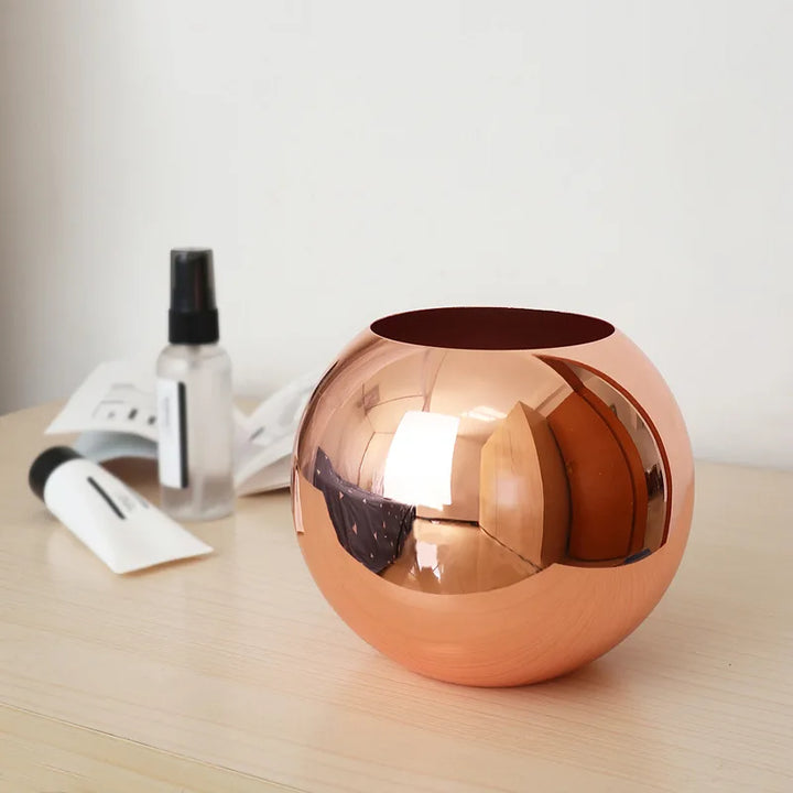 Stornfield | Nordic Style Stainless Steel Vase Desktop Flower Pot BeFlower Pots Gold Black Rose Gold Classic Home Decor