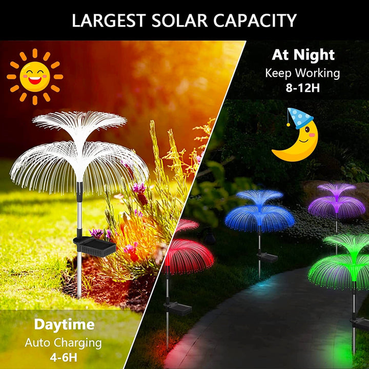 Solar-Powered Floating Jellyfish Garden Lights | Stornfield