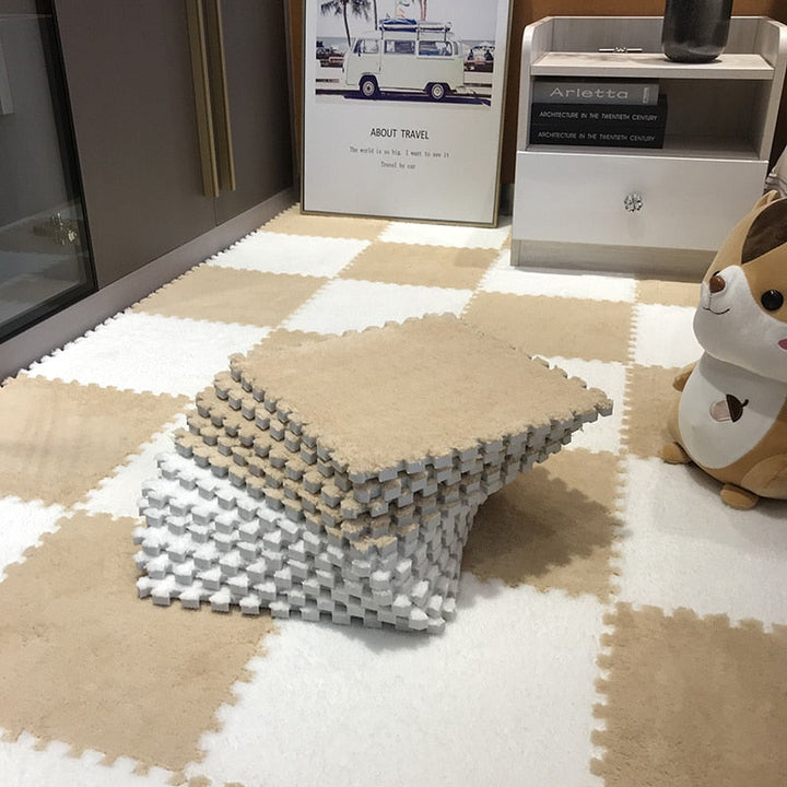 DIY Winter Plush Puzzle Mat | Stonrfield