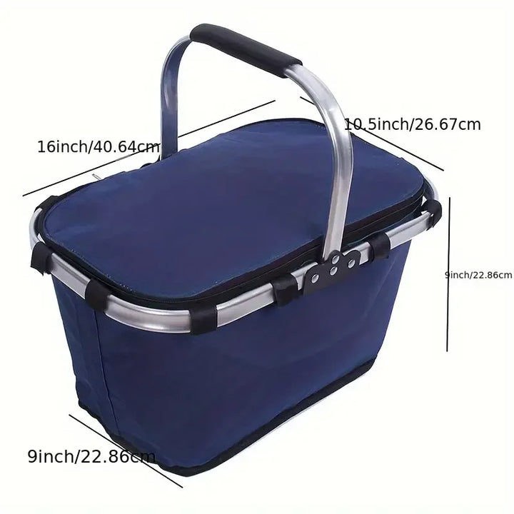 Insulated folding basket for picnic | Stornfield