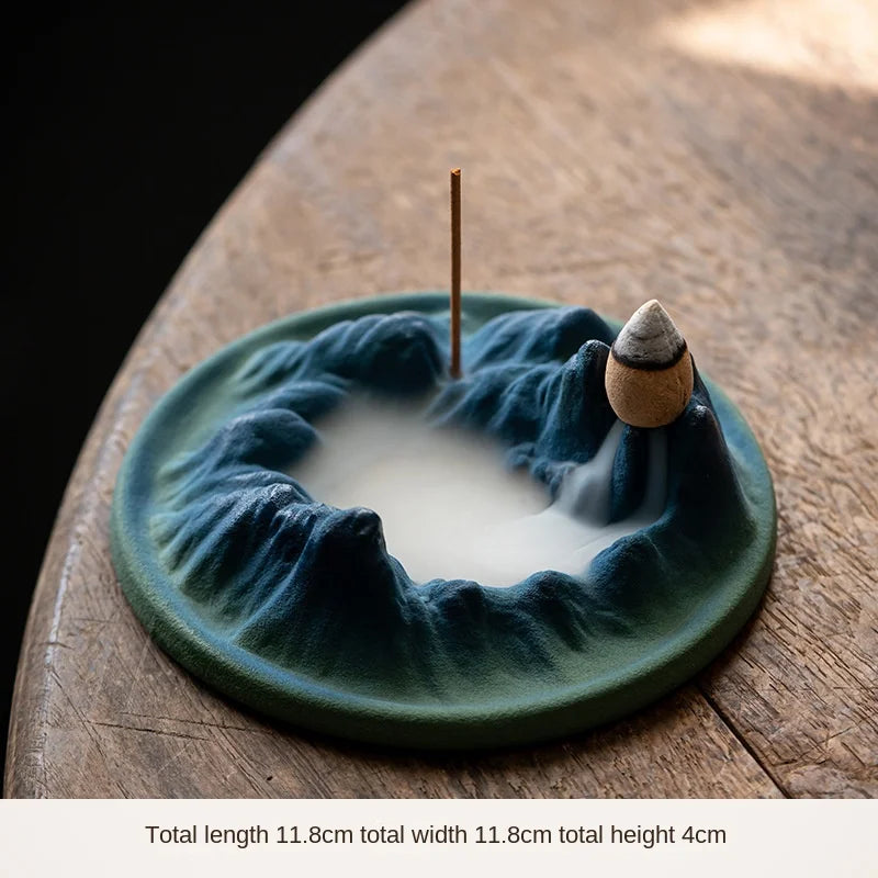 Mistic Mountain Ceramic Waterfall Incense Burner | Stornfield
