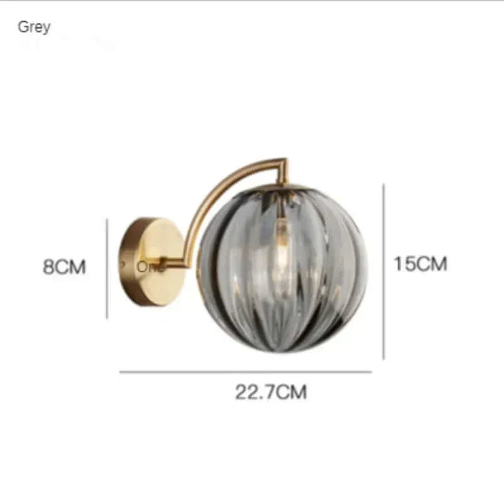 Stornfield | Modern Stained Glass Wall Light