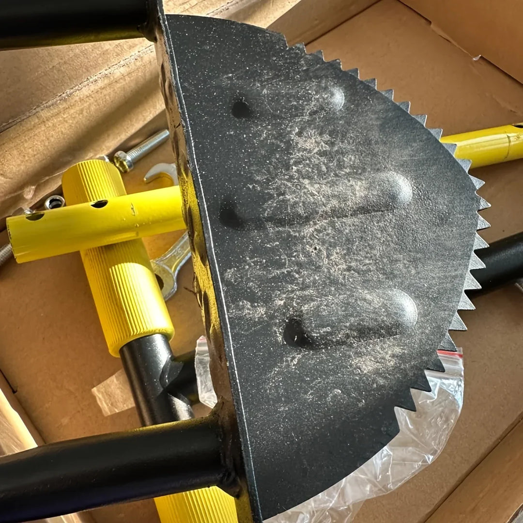 Stornfield | EdgeMaster Lawn Edger | Half-Moon Design with Wavy Edge | Manual Tool for Clean Lawn Edges & Beds