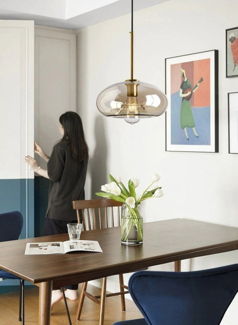 Modern Glass Hanging Lamps | Stornfield