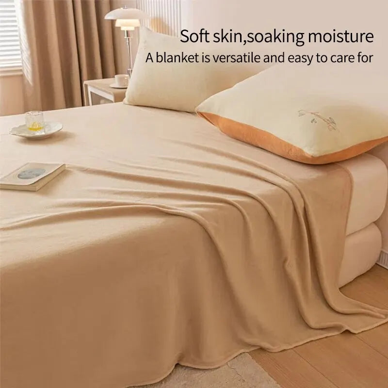 Extra Soft Thickened Flannel Blanket – Cozy Nap & Air Conditioning Throw | Stornfield