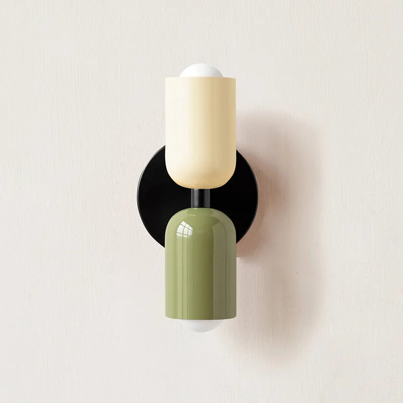 Stornfield | Double Head Wall Light Black Base