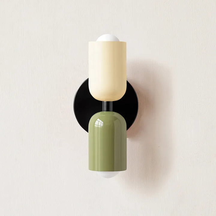 Stornfield | Double Head Wall Light Black Base