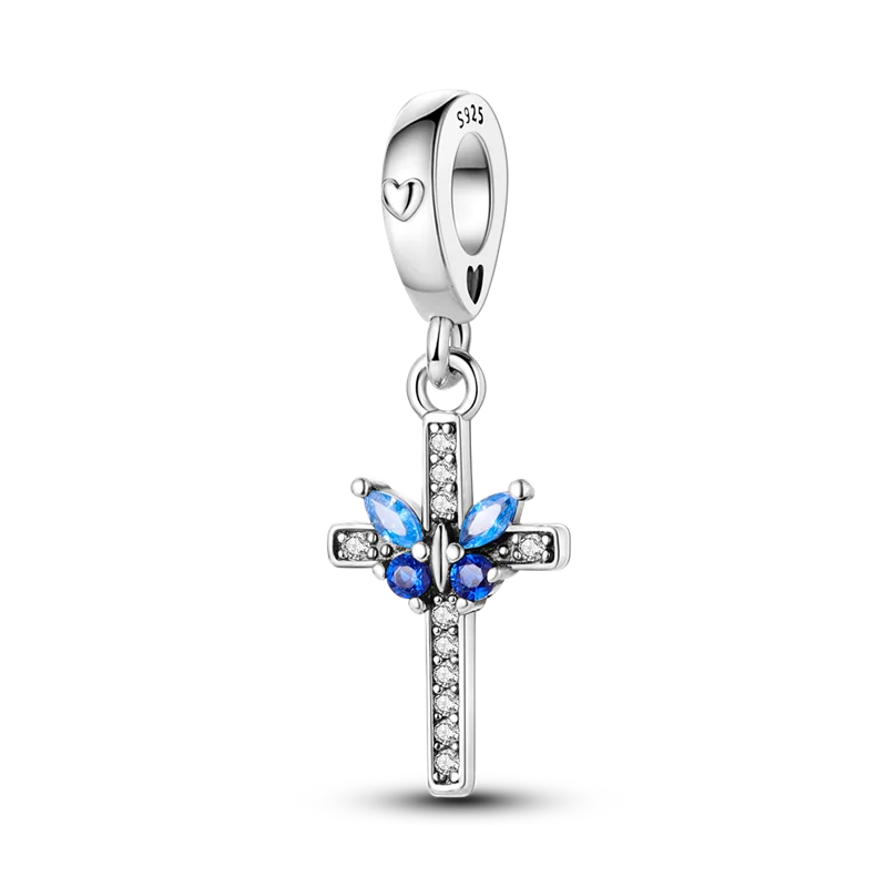 Stornfield | 925 Sterling Silver Charms, Leopard Gold Beads, Colorful Chameleon Rhino Lion Beetle Cat Pendant Compatible with Original Pandora Bracelet Jewelry