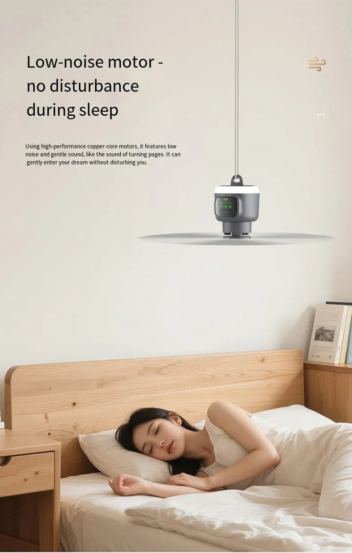 12000mAh Portable Ceiling & Camping Fan – Outdoor Tent Air Circulator and Cooling Ventilator | Stornfield