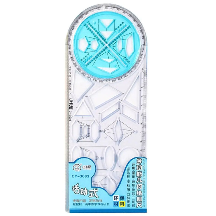 Math Genius Multi-Angle Drawing Precision Ruler | Stornfield