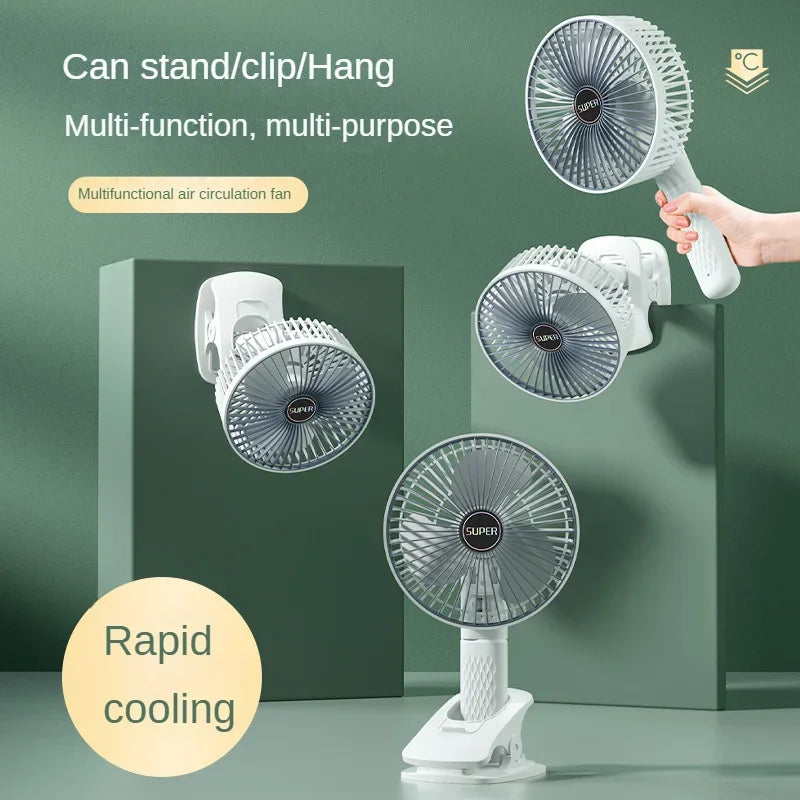 Clip-on Portable Compact USB Rechargeable Cooling Fan | Stornfield
