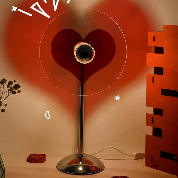 Romantic LED projection lamp – mood light for a romantic atmosphere | Stornfield