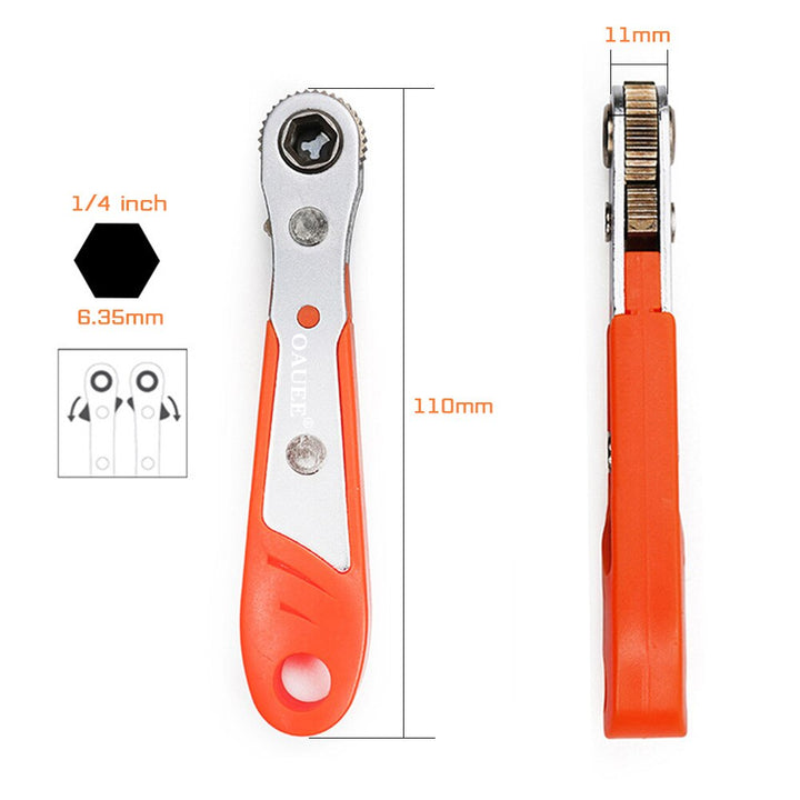 Mini Quick Hexagon Ratchet Wrench Tool | Stornfield