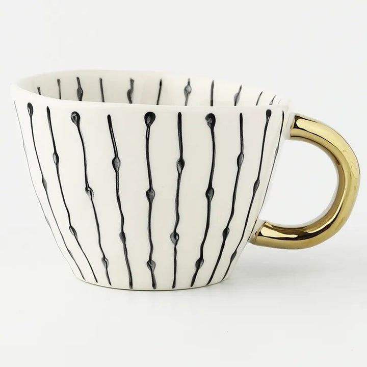 Stornfield | GeoMug Designer Bags & Mugs | Elegant Ceramics | Modern Geometric Patterns