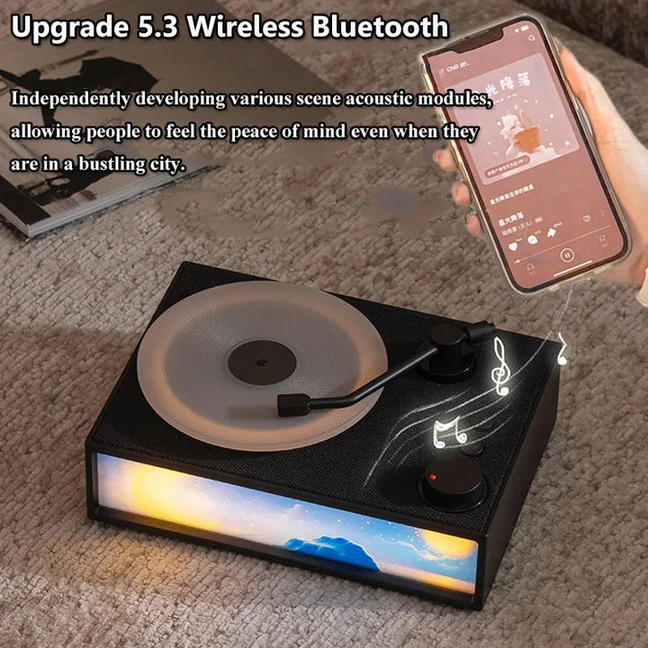 Vintage Design & LED Mood Lighting Wireless Aromatherapy Speaker | Stornfield