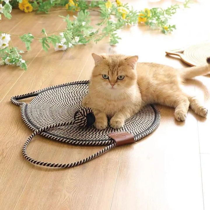 2-in-1 Cat Scratching Carpet & Play Mat Stornfield