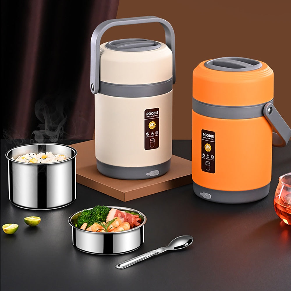 Stornfield | USB Heated Lunch Box | 304 Stainless Steel, Portable Food Warmer