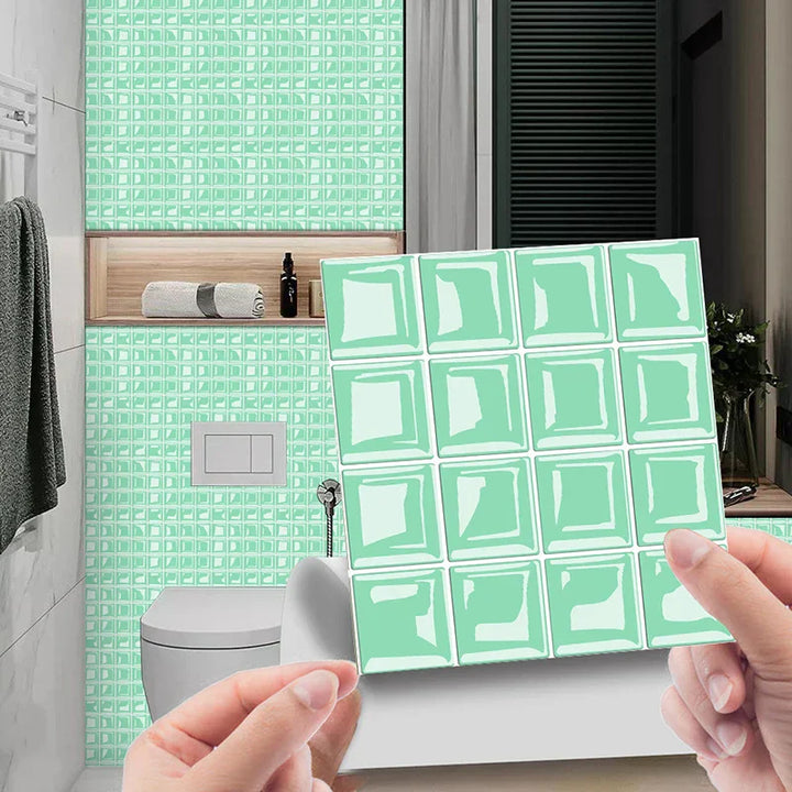 DecoMosaic 3D Mosaic Wall Tile Stickers Stornfield